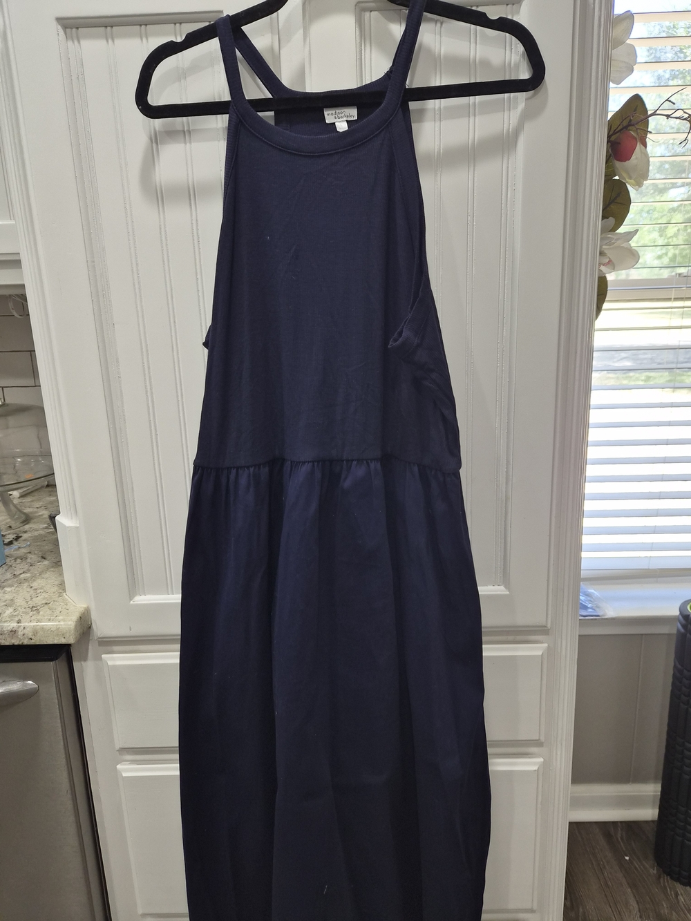 Madison & Berkeley Navy Blue Maxi Dress